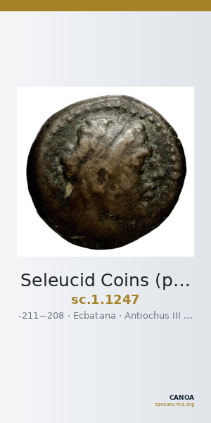 Seleucid Coins (part 1) 1247 — CANOA