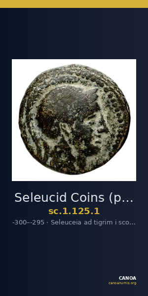 Seleucid Coins (part 1) 125.1 — CANOA