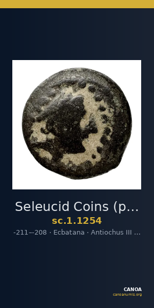 Seleucid Coins (part 1) 1254 — CANOA