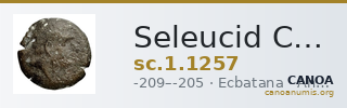 Seleucid Coins (part 1) 1257 — CANOA