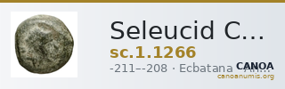 Seleucid Coins (part 1) 1266 — CANOA