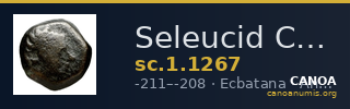 Seleucid Coins (part 1) 1267 — CANOA