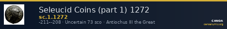 Seleucid Coins (part 1) 1272 — CANOA