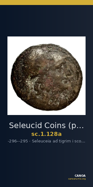 Seleucid Coins (part 1) 128a — CANOA