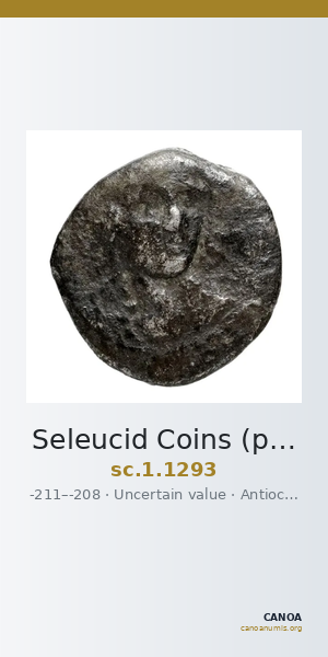 Seleucid Coins (part 1) 1293 — CANOA
