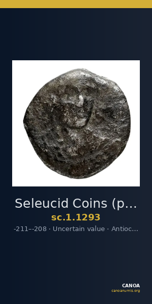 Seleucid Coins (part 1) 1293 — CANOA