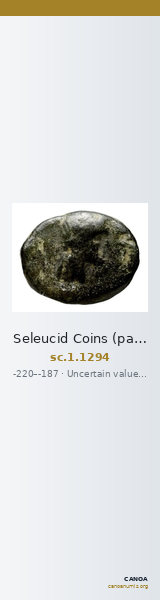 Seleucid Coins (part 1) 1294 — CANOA