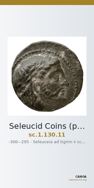 Seleucid Coins (part 1) 130.11 — CANOA