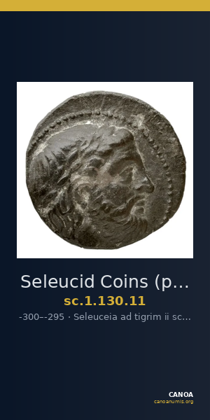 Seleucid Coins (part 1) 130.11 — CANOA