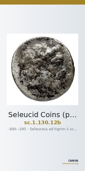 Seleucid Coins (part 1) 130.12b — CANOA
