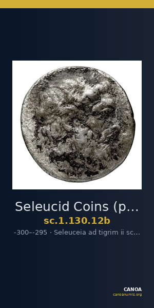 Seleucid Coins (part 1) 130.12b — CANOA