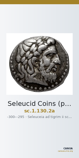 Seleucid Coins (part 1) 130.2a — CANOA