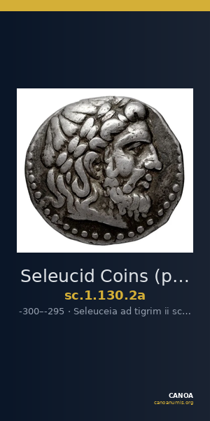 Seleucid Coins (part 1) 130.2a — CANOA