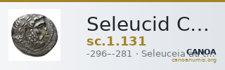 Seleucid Coins (part 1) 131 — CANOA