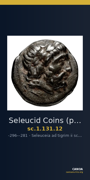 Seleucid Coins (part 1) 131.12 — CANOA
