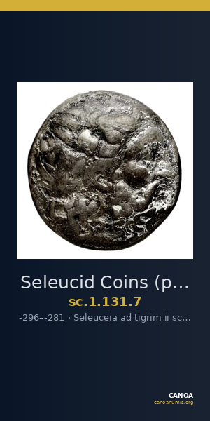 Seleucid Coins (part 1) 131.7 — CANOA