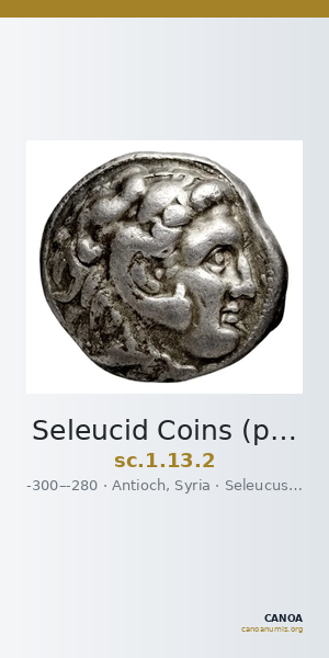 Seleucid Coins (part 1) 13.2 — CANOA