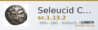 Seleucid Coins (part 1) 13.2 — CANOA