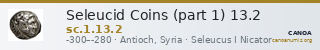 Seleucid Coins (part 1) 13.2 — CANOA