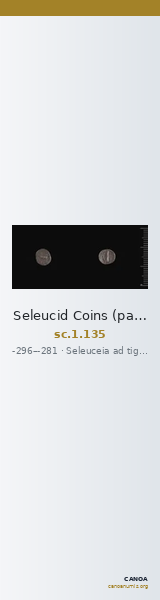 Seleucid Coins (part 1) 135 — CANOA