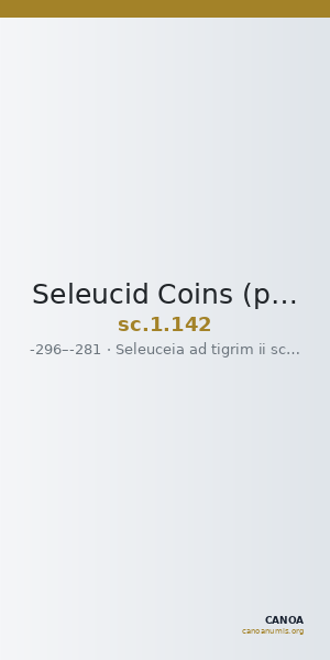 Seleucid Coins (part 1) 142 — CANOA