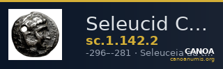 Seleucid Coins (part 1) 142.2 — CANOA
