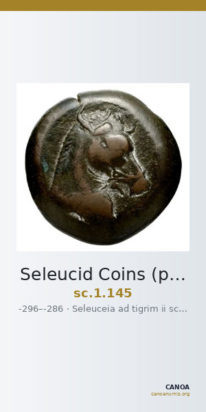 Seleucid Coins (part 1) 145 — CANOA