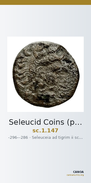 Seleucid Coins (part 1) 147 — CANOA