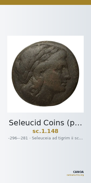 Seleucid Coins (part 1) 148 — CANOA
