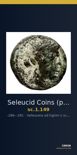 Seleucid Coins (part 1) 149 — CANOA