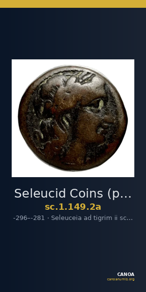 Seleucid Coins (part 1) 149.2a — CANOA