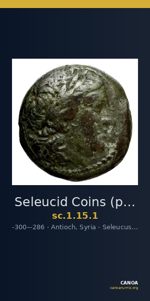 Seleucid Coins (part 1) 15.1 — CANOA