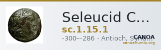 Seleucid Coins (part 1) 15.1 — CANOA