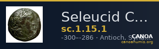 Seleucid Coins (part 1) 15.1 — CANOA