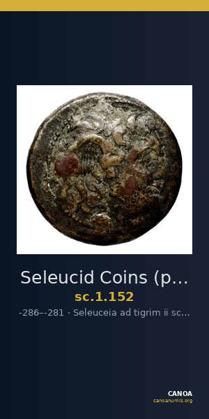 Seleucid Coins (part 1) 152 — CANOA