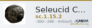 Seleucid Coins (part 1) 15.2 — CANOA