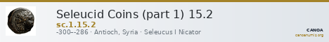 Seleucid Coins (part 1) 15.2 — CANOA