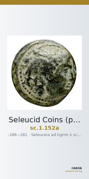 Seleucid Coins (part 1) 152a — CANOA