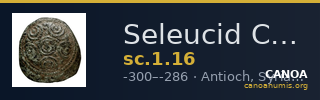 Seleucid Coins (part 1) 16 — CANOA