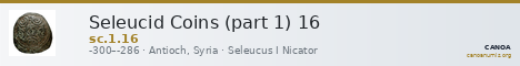 Seleucid Coins (part 1) 16 — CANOA