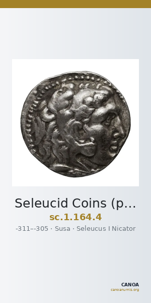 Seleucid Coins (part 1) 164.4 — CANOA