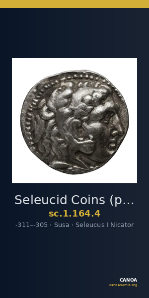 Seleucid Coins (part 1) 164.4 — CANOA