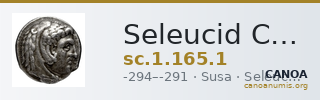Seleucid Coins (part 1) 165.1 — CANOA
