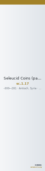 Seleucid Coins (part 1) 17 — CANOA