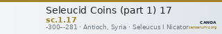 Seleucid Coins (part 1) 17 — CANOA