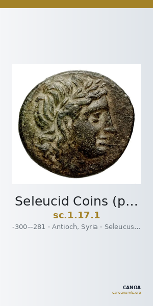 Seleucid Coins (part 1) 17.1 — CANOA