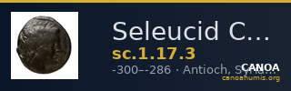 Seleucid Coins (part 1) 17.3 — CANOA