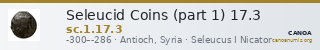 Seleucid Coins (part 1) 17.3 — CANOA