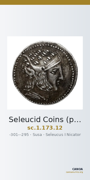 Seleucid Coins (part 1) 173.12 — CANOA