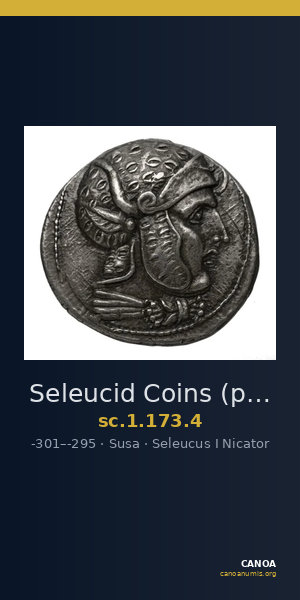 Seleucid Coins (part 1) 173.4 — CANOA